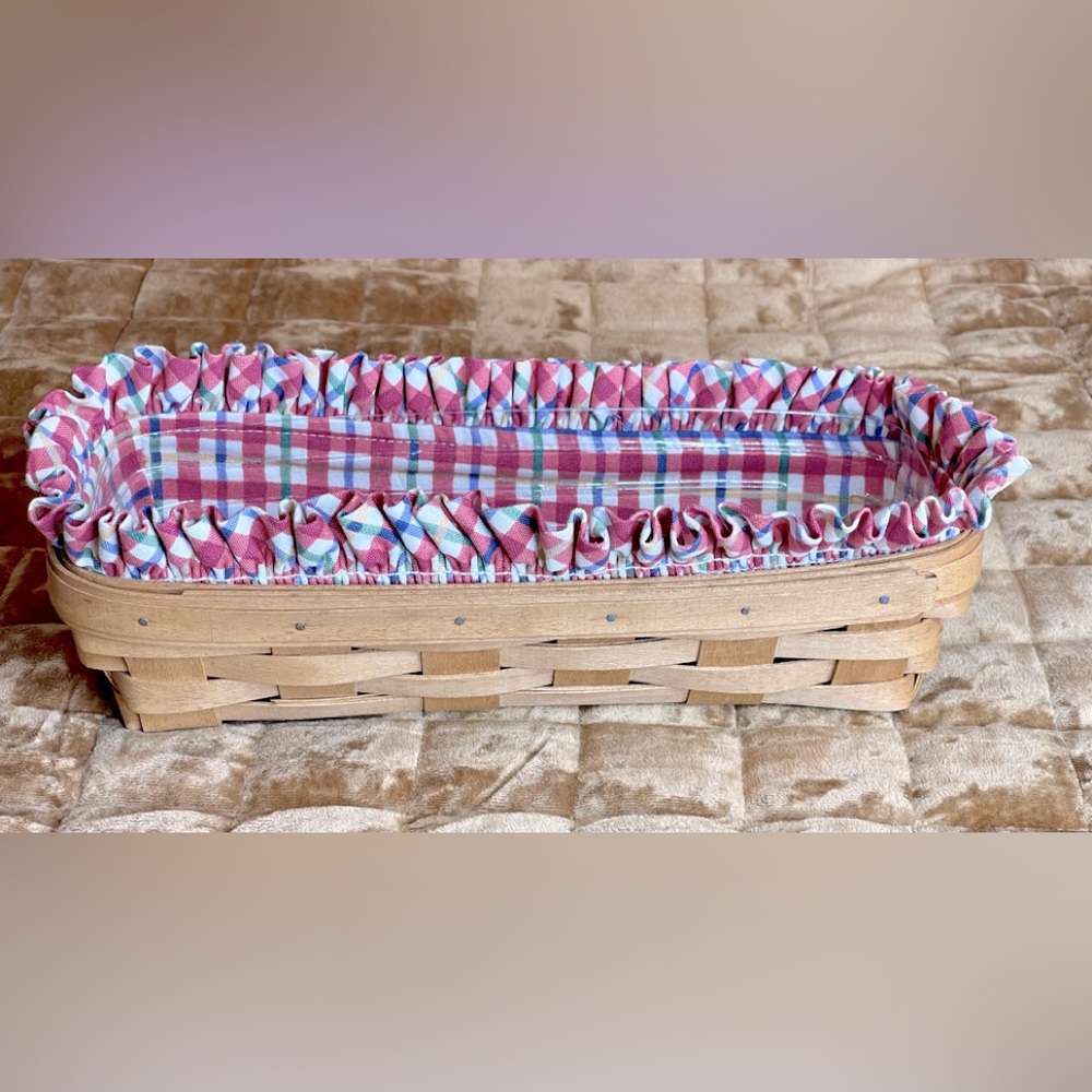 Longaberger Lined Basket